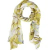 Foulard imprimé feuille