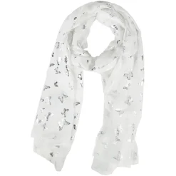 Foulard imprimé papillon