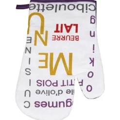 Gant de cuisine et manique mots