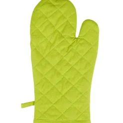 Gant de cuisine et manique vert anis
