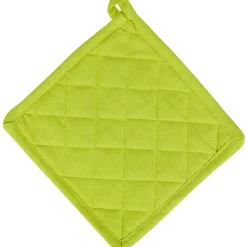 Gant de cuisine et manique vert anis