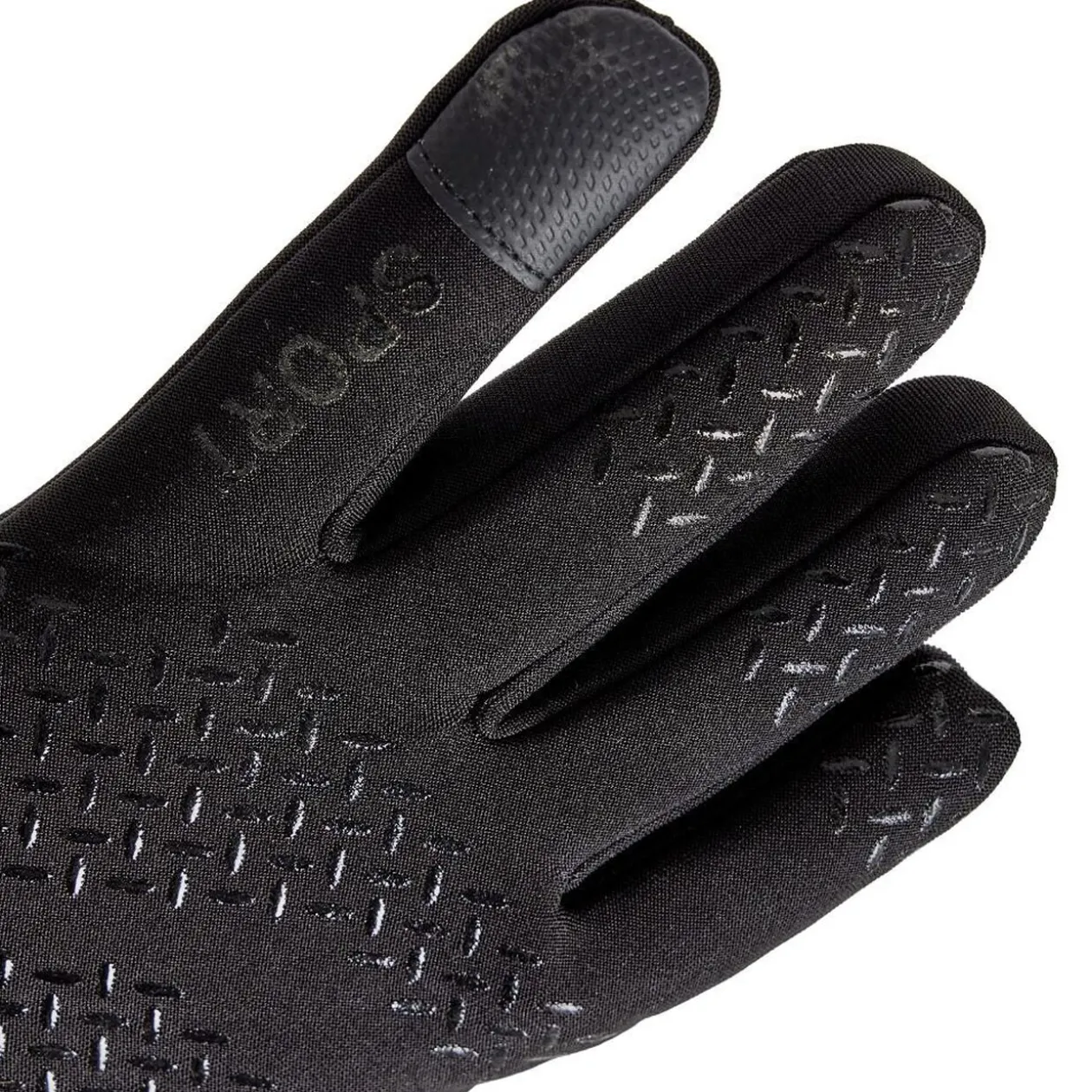 Gant tactile adulte 2 doigts noir