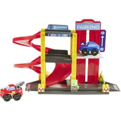 Garage à 2 niveaux avec station essence + 2 voitures