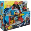 Garage et voiture Mickey Roadster racers