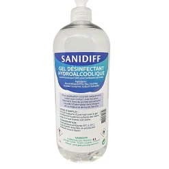 Gel désinfectant hydroalcoolique Sanidiff 1L