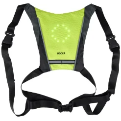 Gilet signalétique LED vert et noir