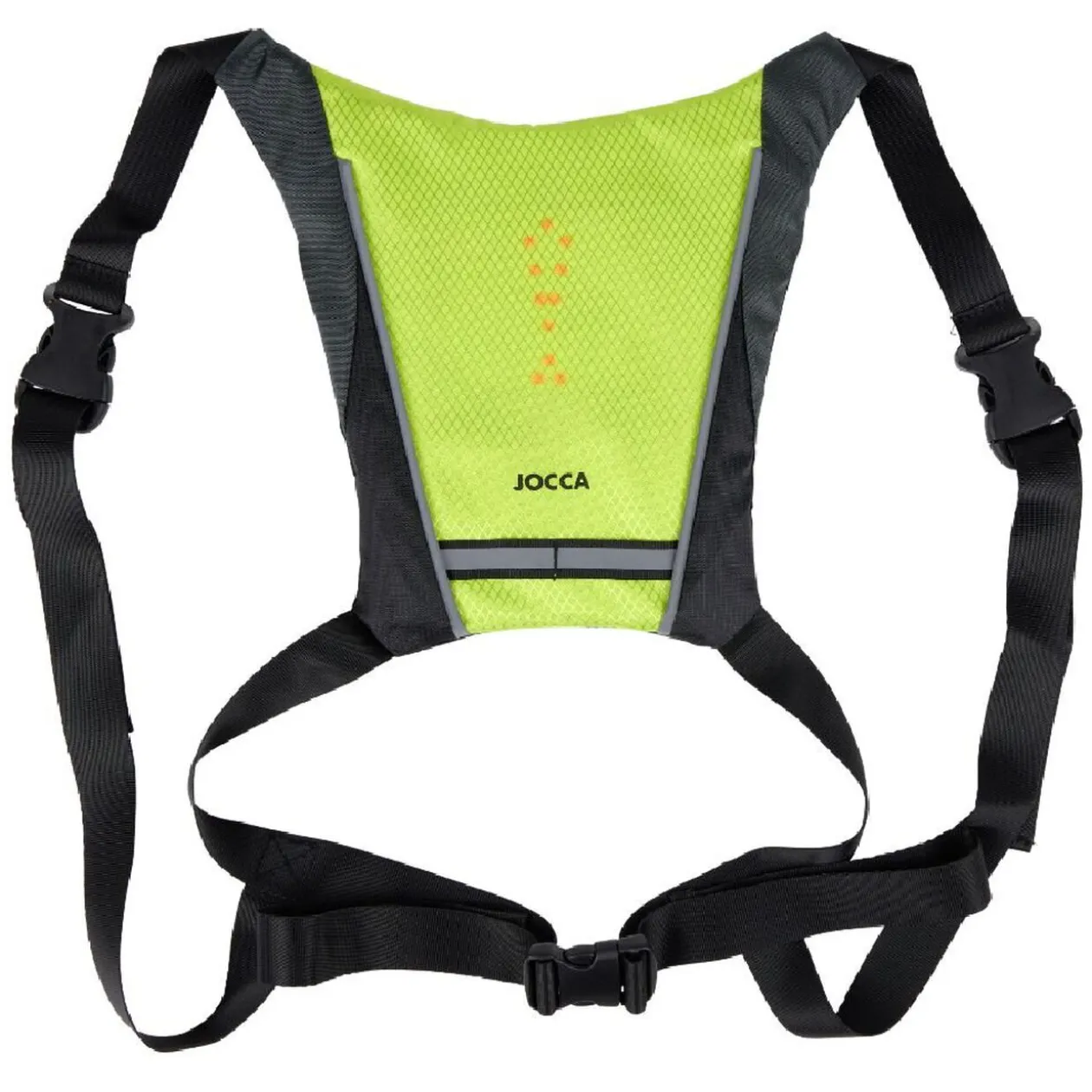 Gilet signalétique LED vert et noir