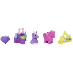 Gomme fantaisie 3D princesse licorne x5
