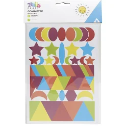 Gommette papier et plastique