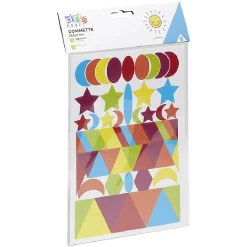 Gommette papier et plastique