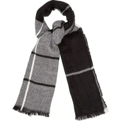 Grande écharpe à franges