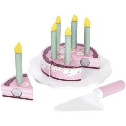 Gâteau d'anniversaire en bois