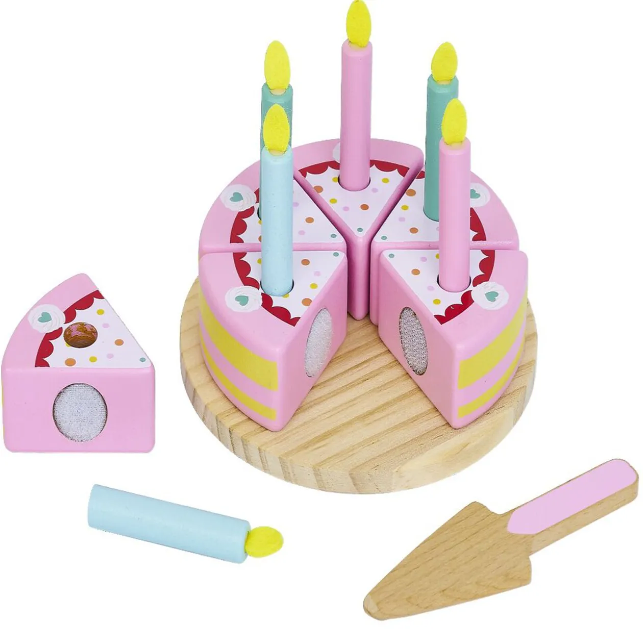 Gâteau d'anniversaire en bois