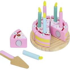 Gâteau d'anniversaire en bois