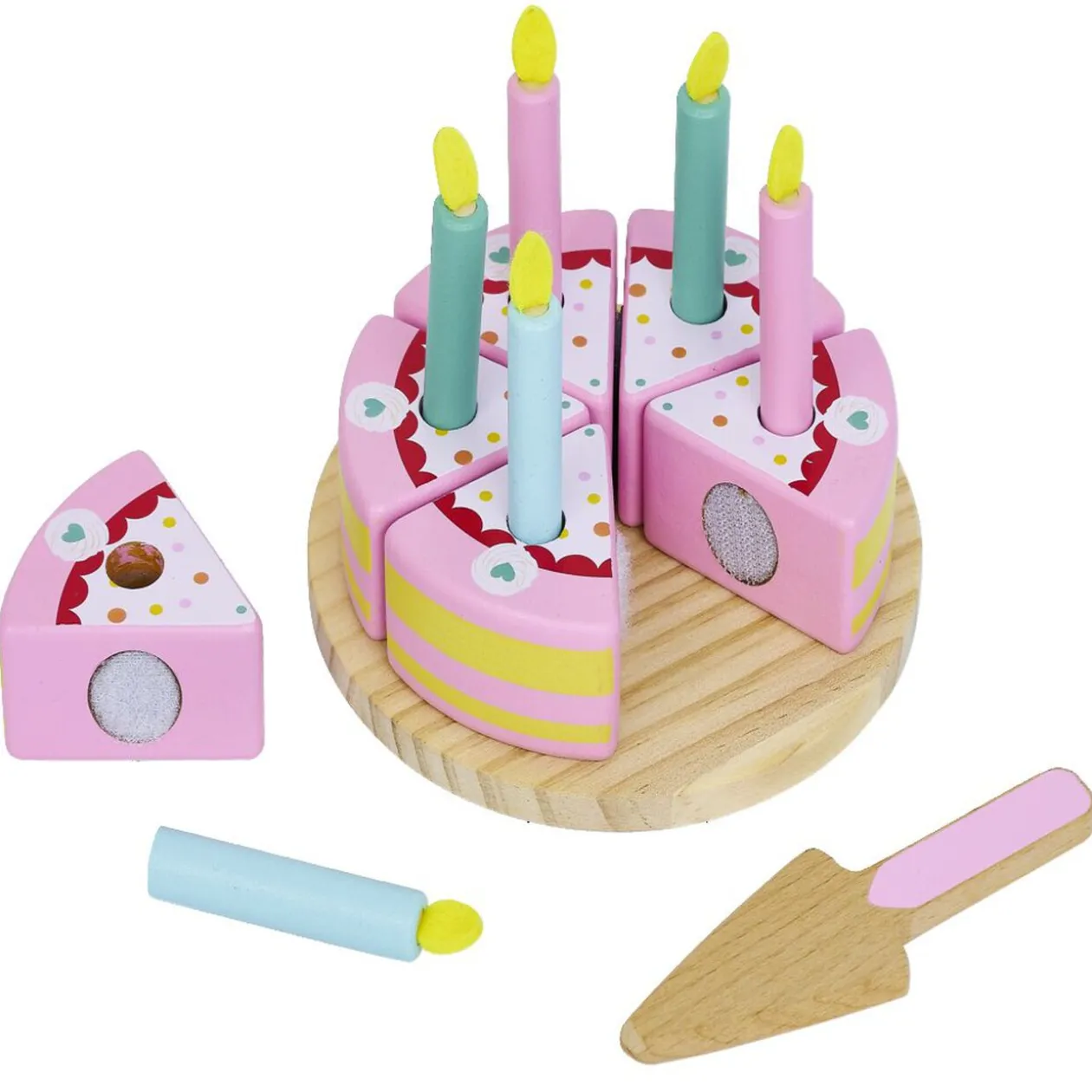 Gâteau d'anniversaire en bois