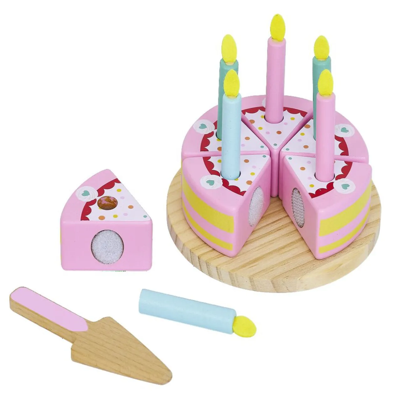 Gâteau d'anniversaire en bois