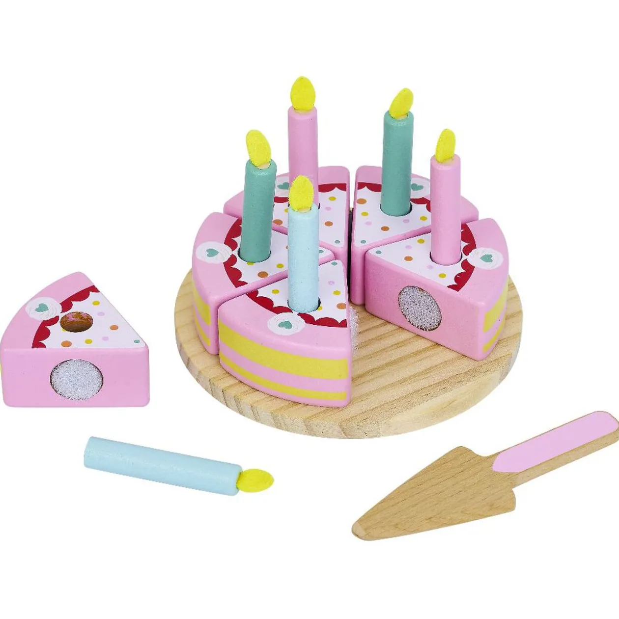 Gâteau d'anniversaire en bois