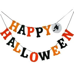 Guirlande Halloween en feutrine à fabriquer