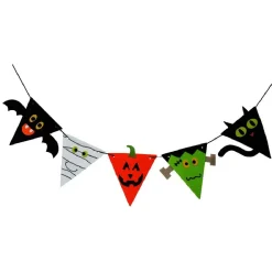 Guirlande Halloween en feutrine à fabriquer