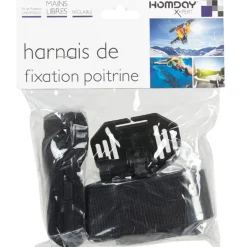 Harnais fixation poitrine pour caméra sport