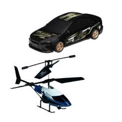 Hélicoptère et voiture radiocommandés Aérospeed