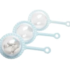 Hochet bleu à dragées x3