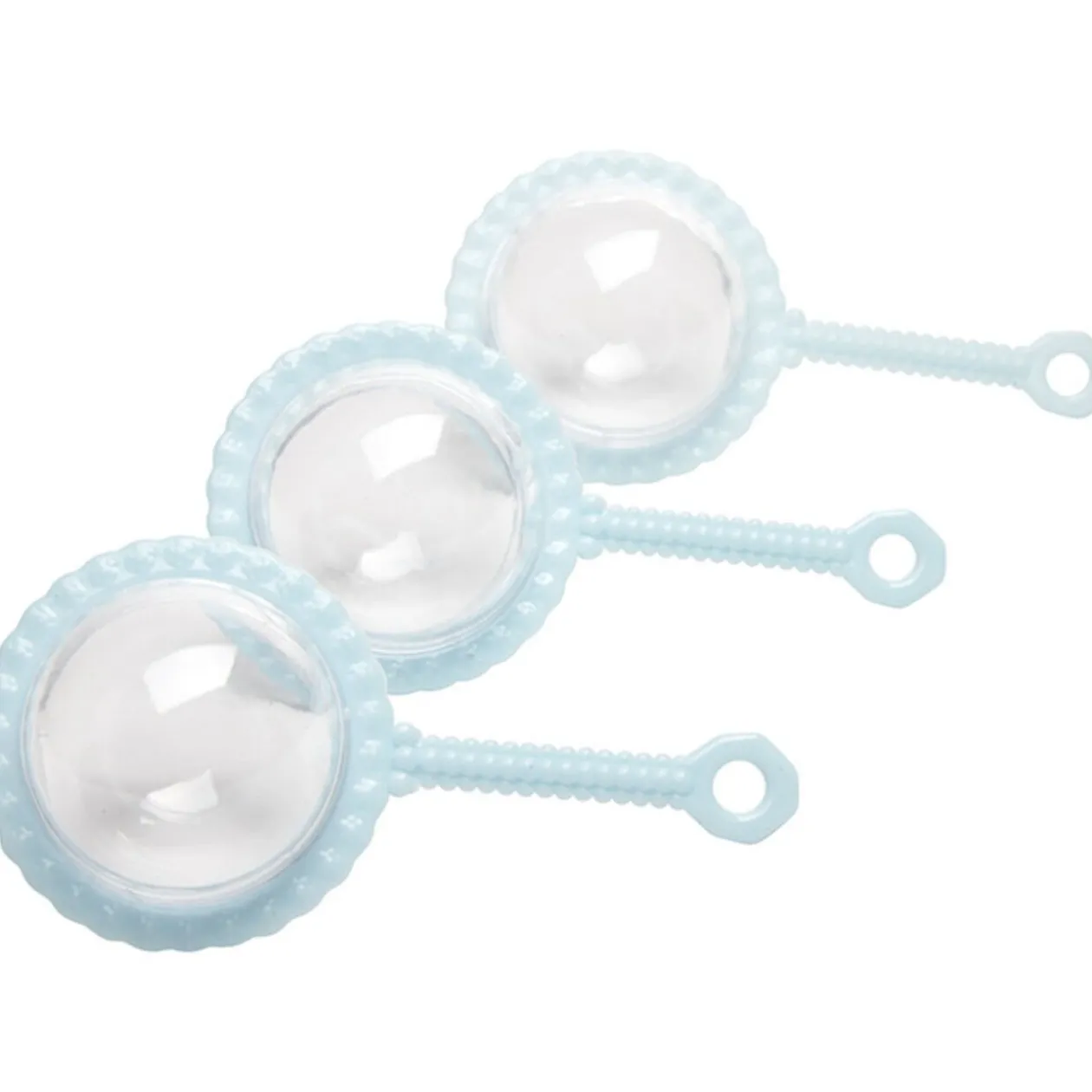 Hochet bleu à dragées x3