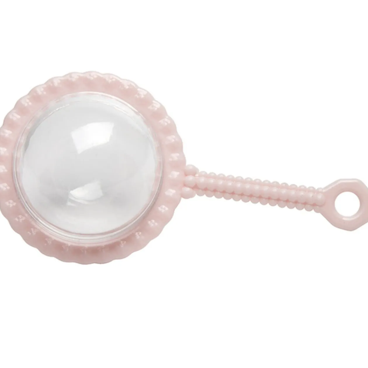 Hochet rose à dragées x3