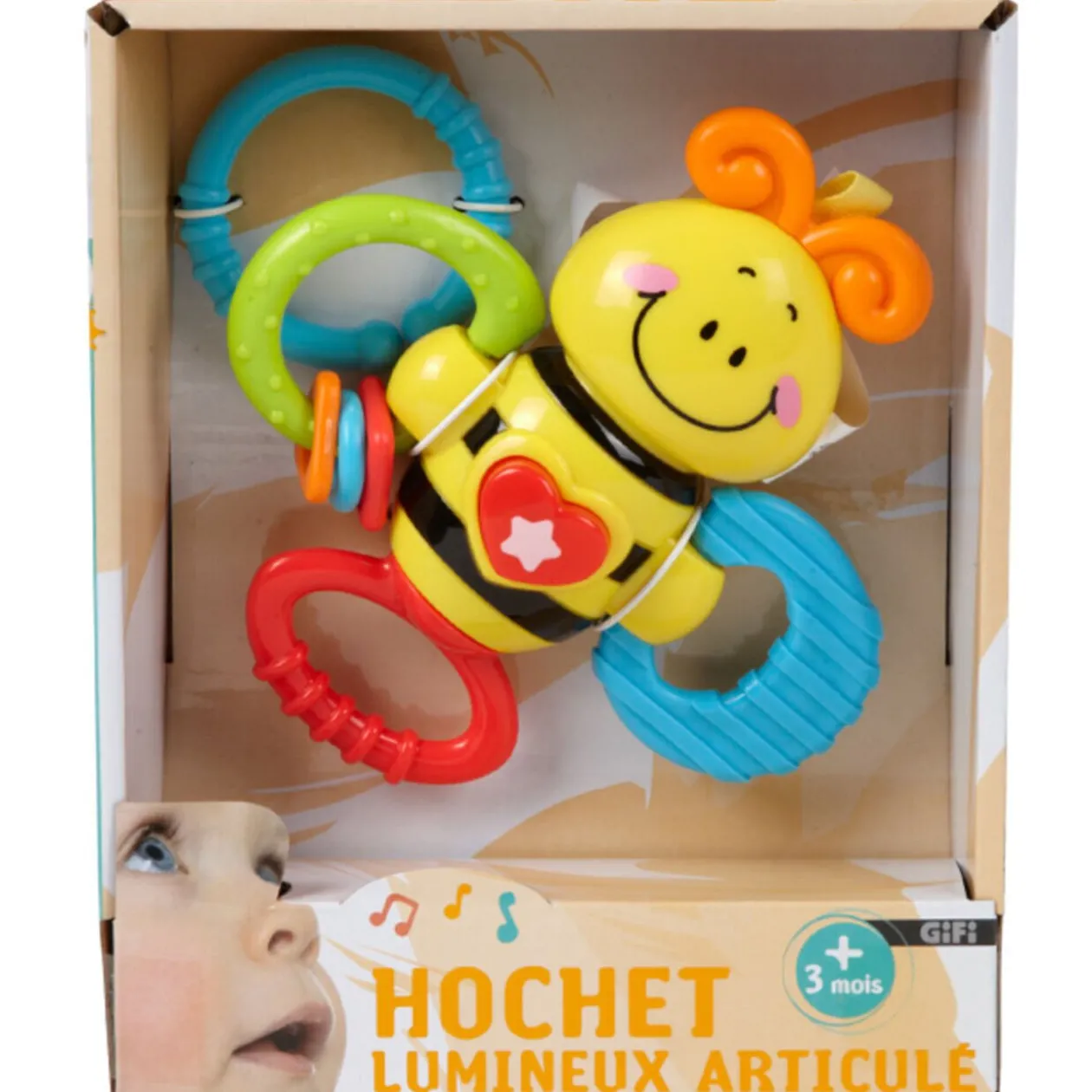 Hochet son et lumière