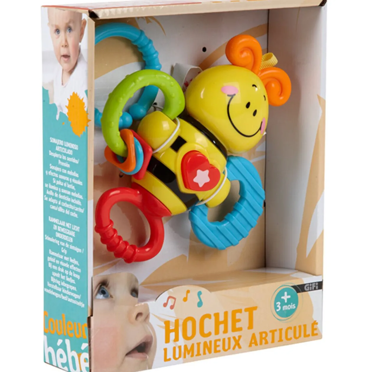 Hochet son et lumière