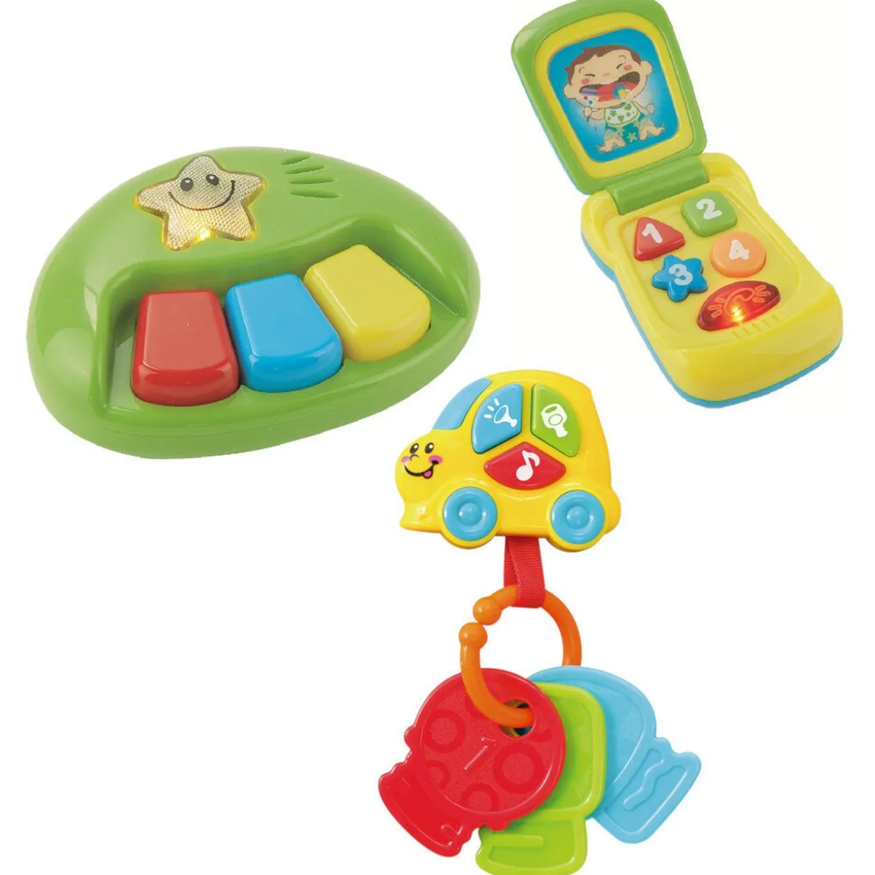 Hochets électroniques x3