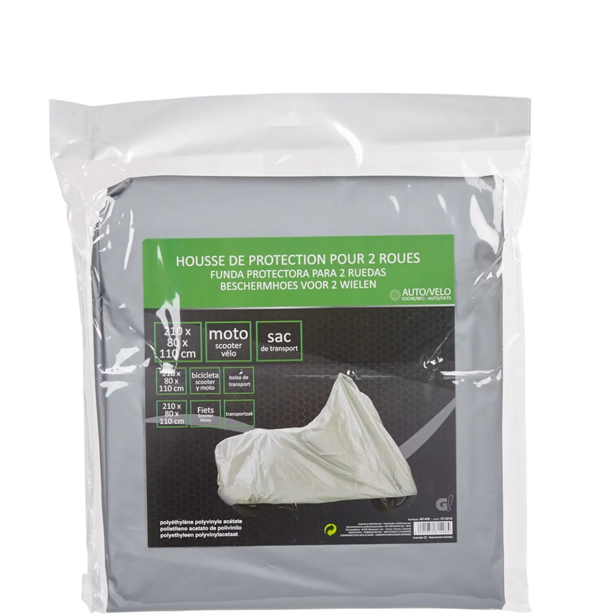 Housse de protection pour 2 roues