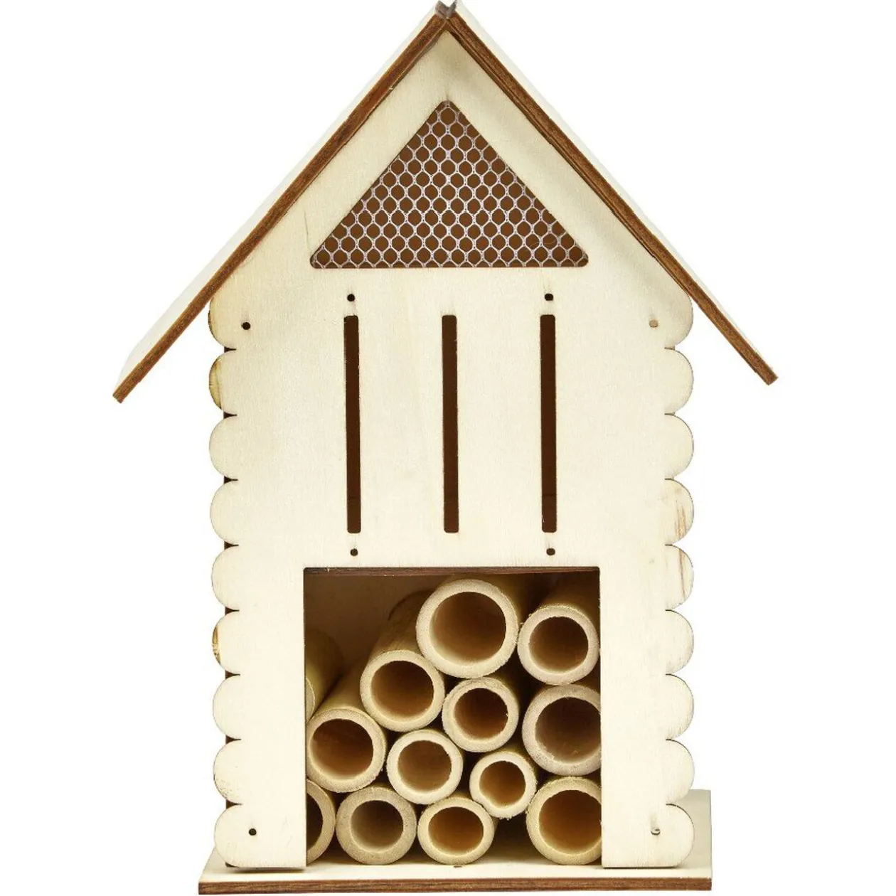 Hôtel à insectes à décorer en bois