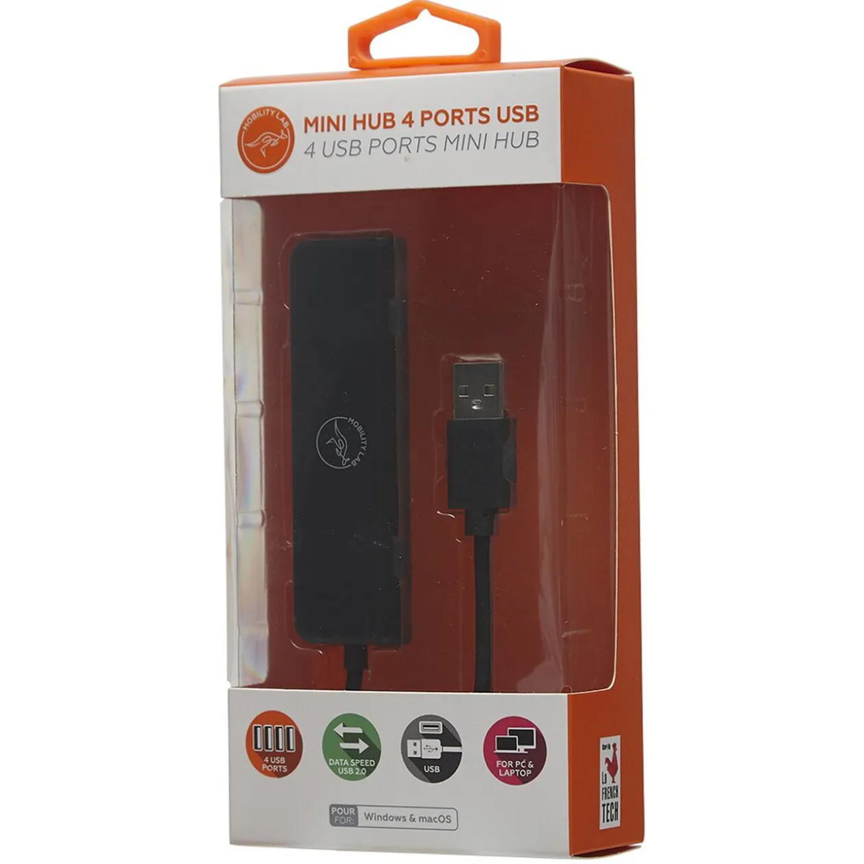 Hub concentrateur USB 2.0 4 ports
