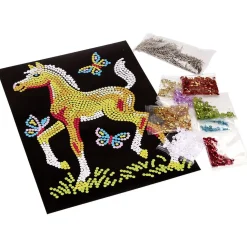 Illustration à décorer Mille et un SequinS Lansay