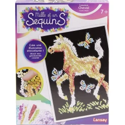 Illustration à décorer Mille et un SequinS Lansay