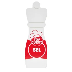 Imitation condiment sel et poivre en bois