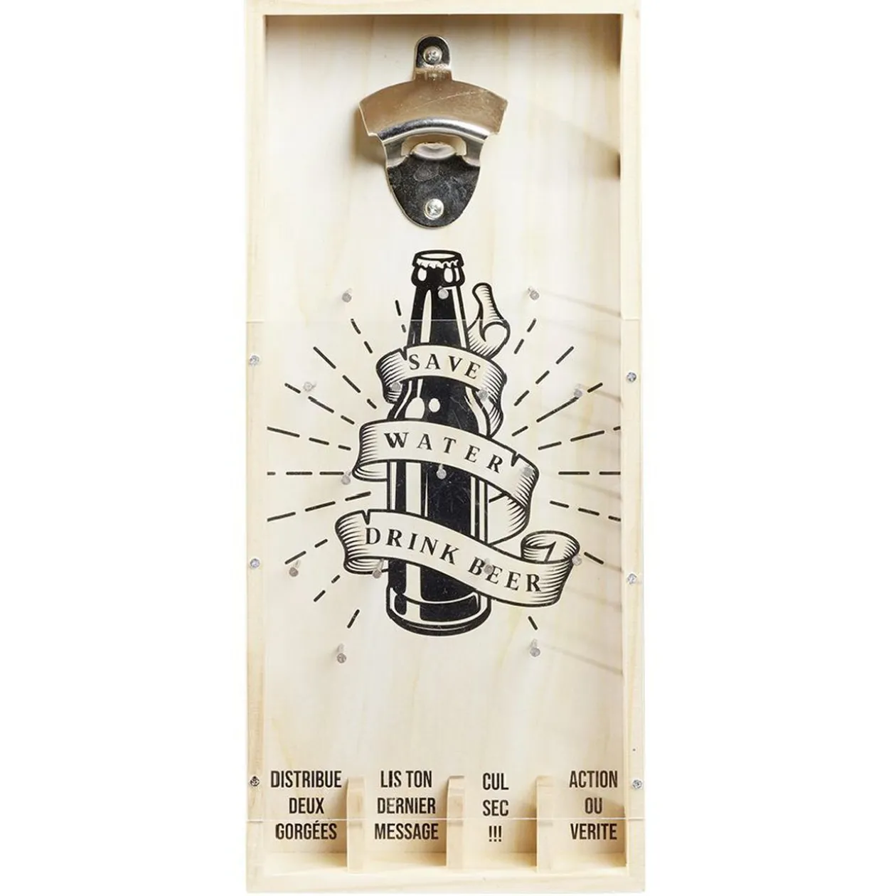 Jeu à boire décapsuleur