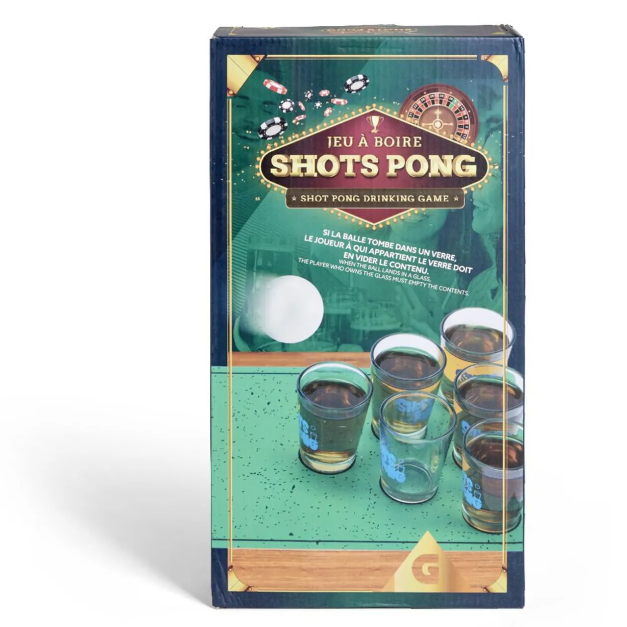 Jeu à boire Shots Pong