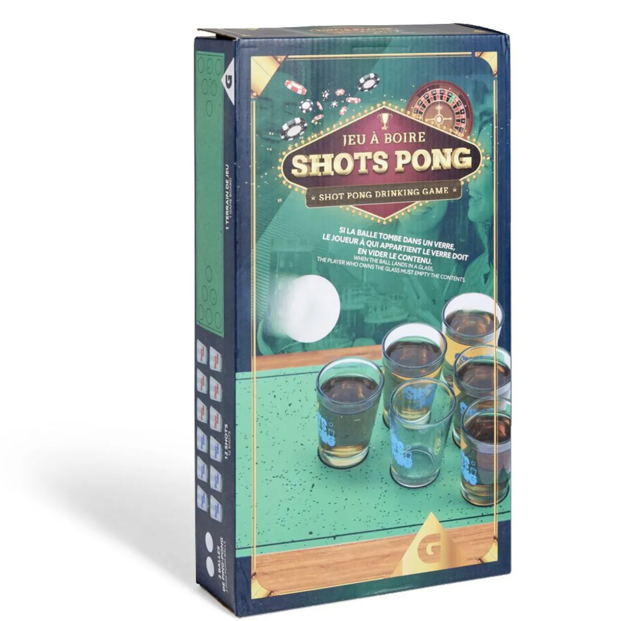 Jeu à boire Shots Pong