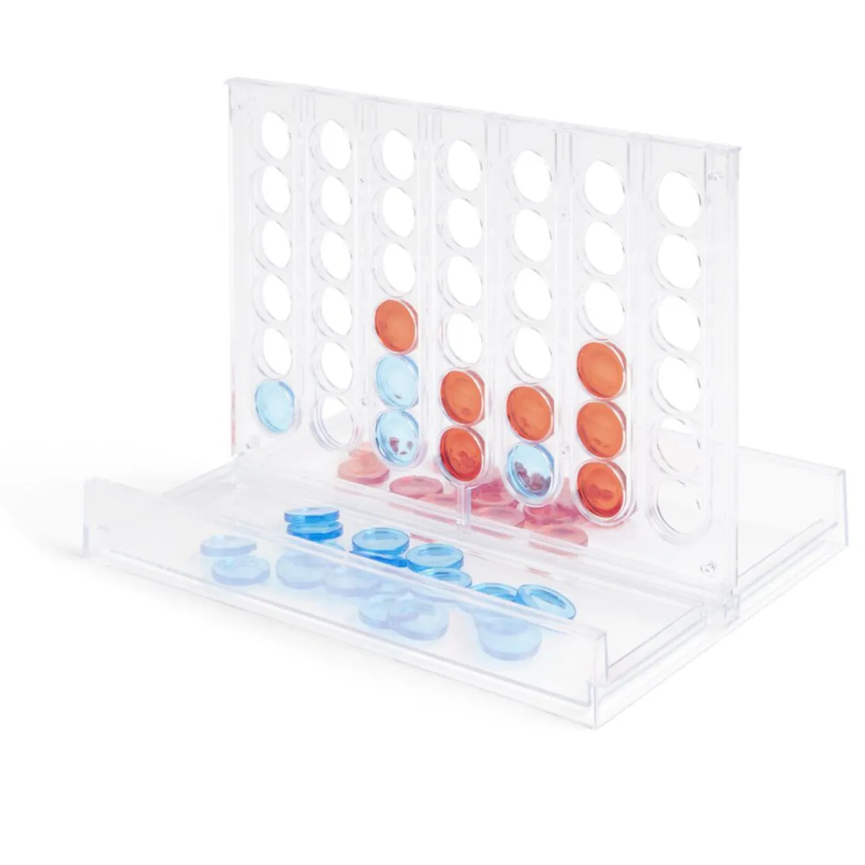 Jeu 4 d'affilés transparent