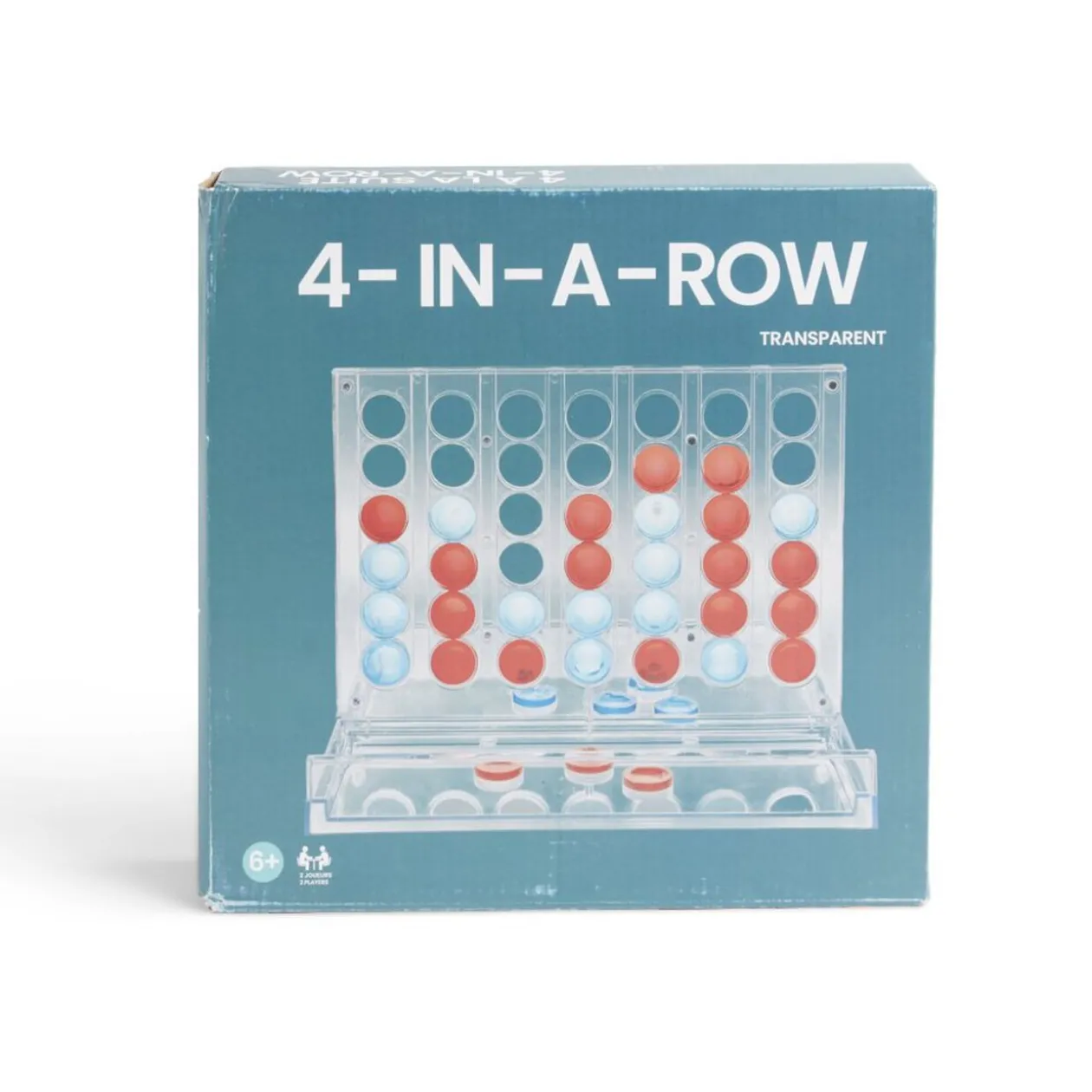 Jeu 4 d'affilés transparent