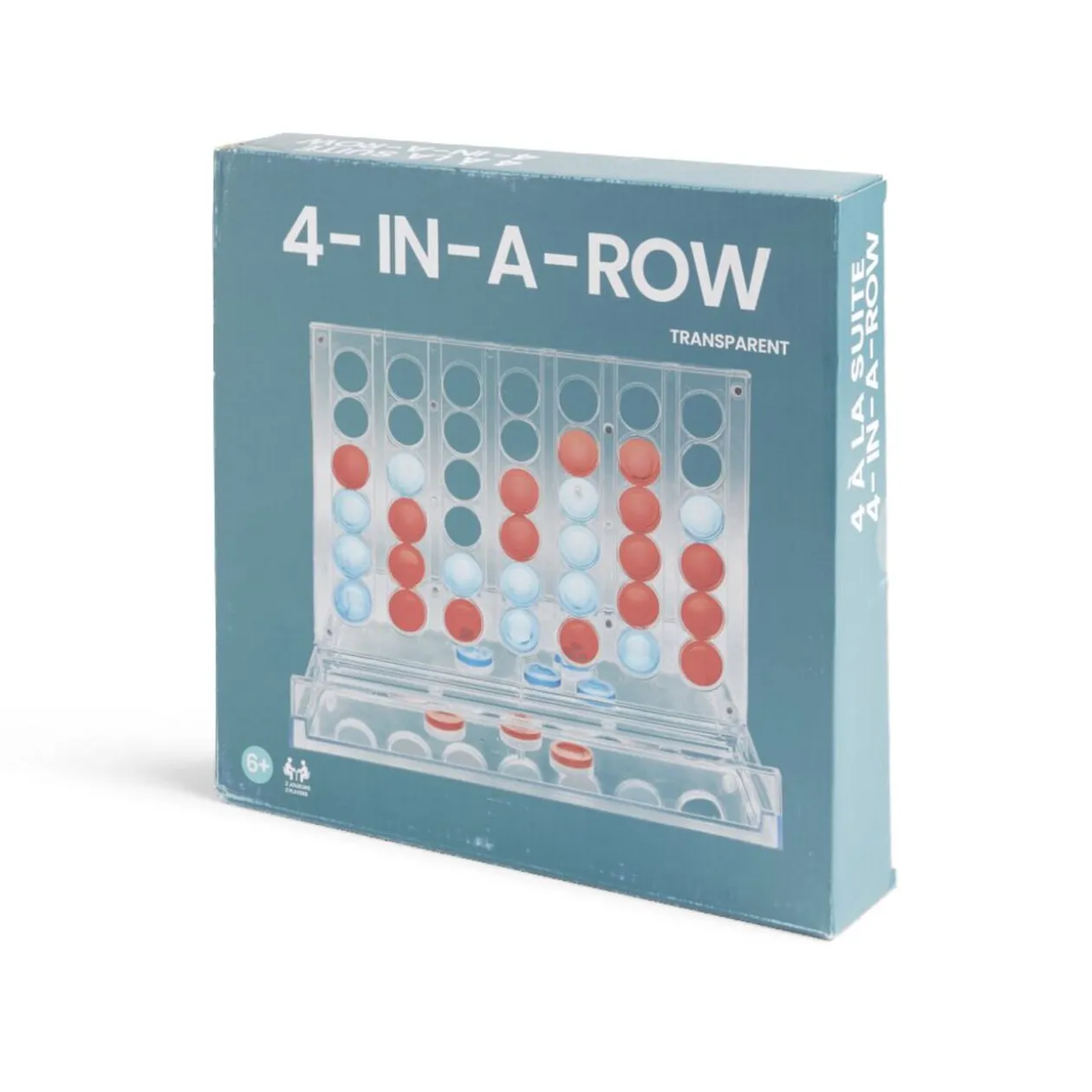 Jeu 4 d'affilés transparent