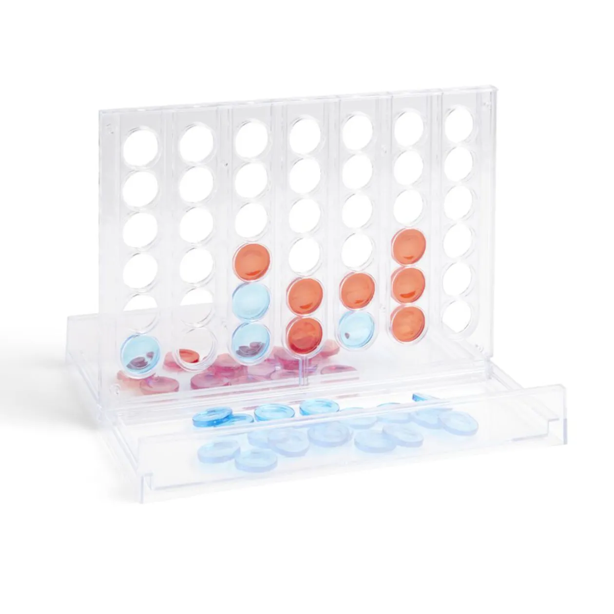 Jeu 4 d'affilés transparent