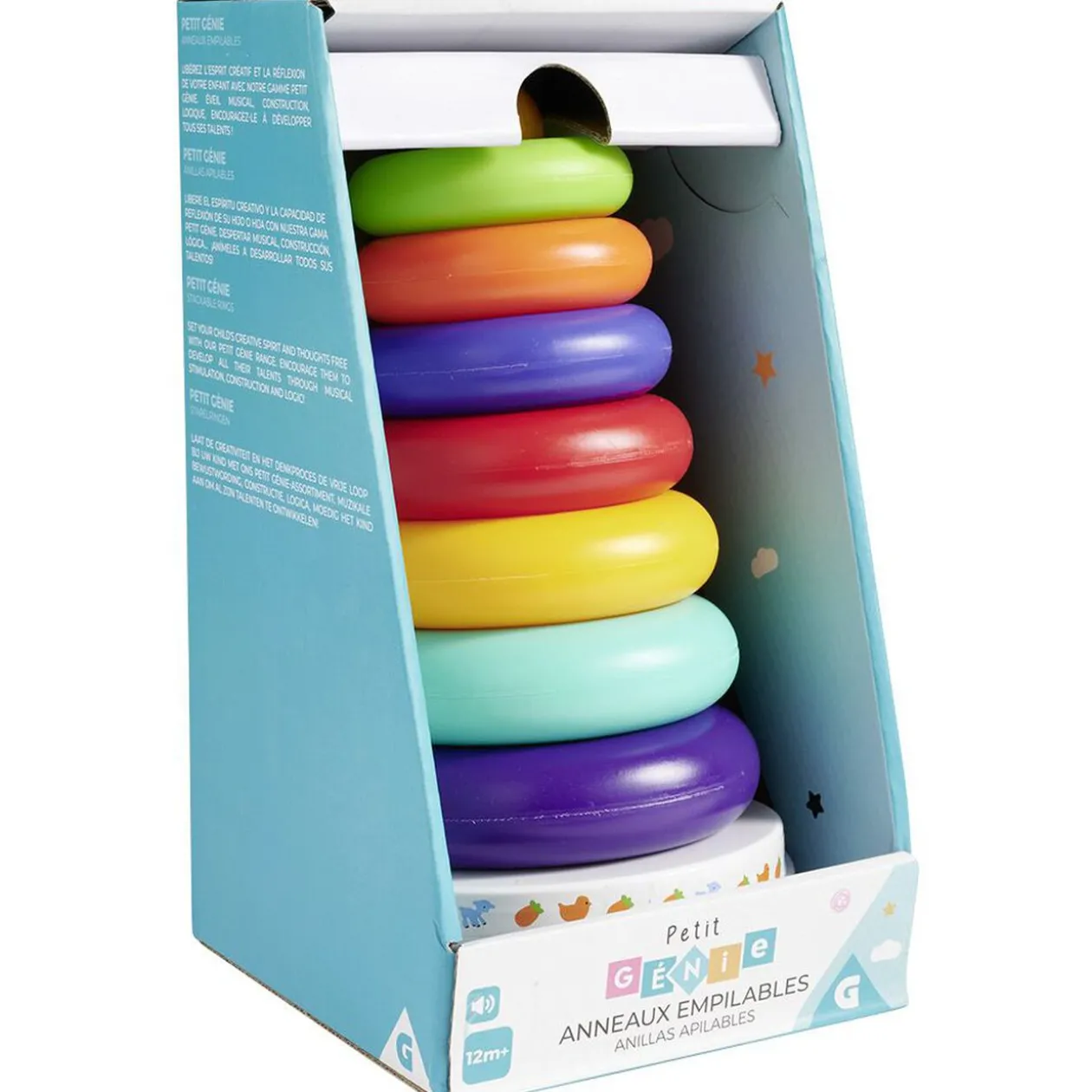 Jeu anneaux à empiler éveil musical