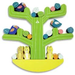 Jeu Arbre balancier animaux et formes en bois