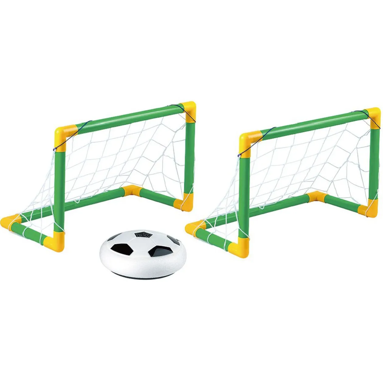 Jeu aérofoot cage de foot x2 ballon glissant x1