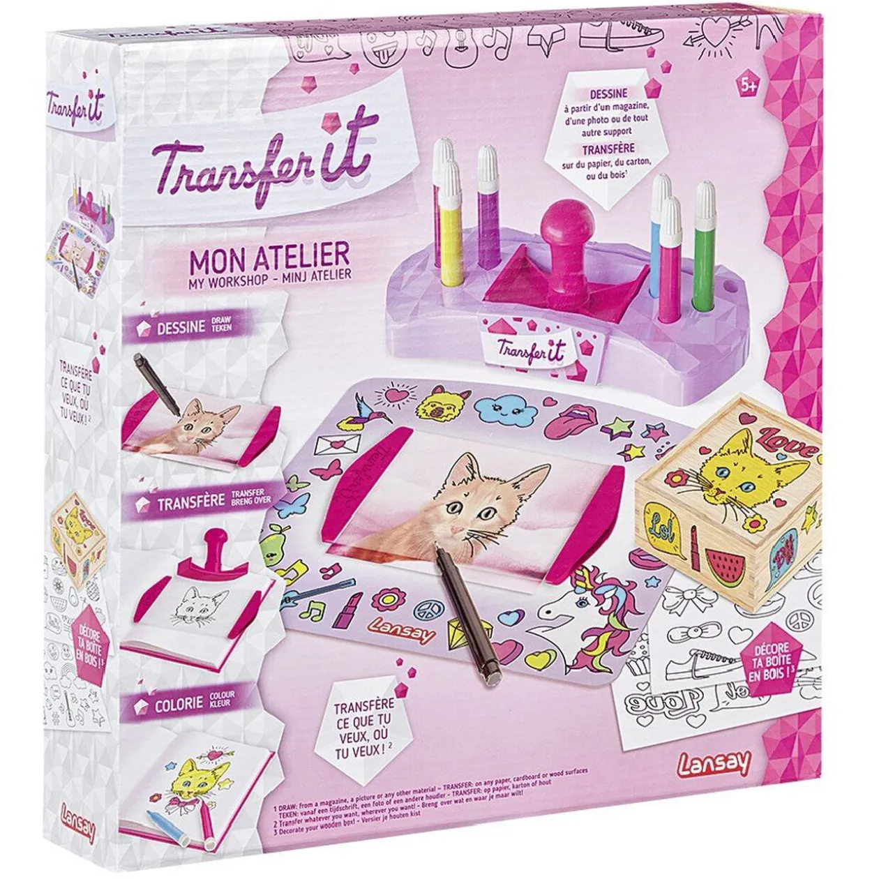 Jeu Atelier de dessin Lansay Transfer It