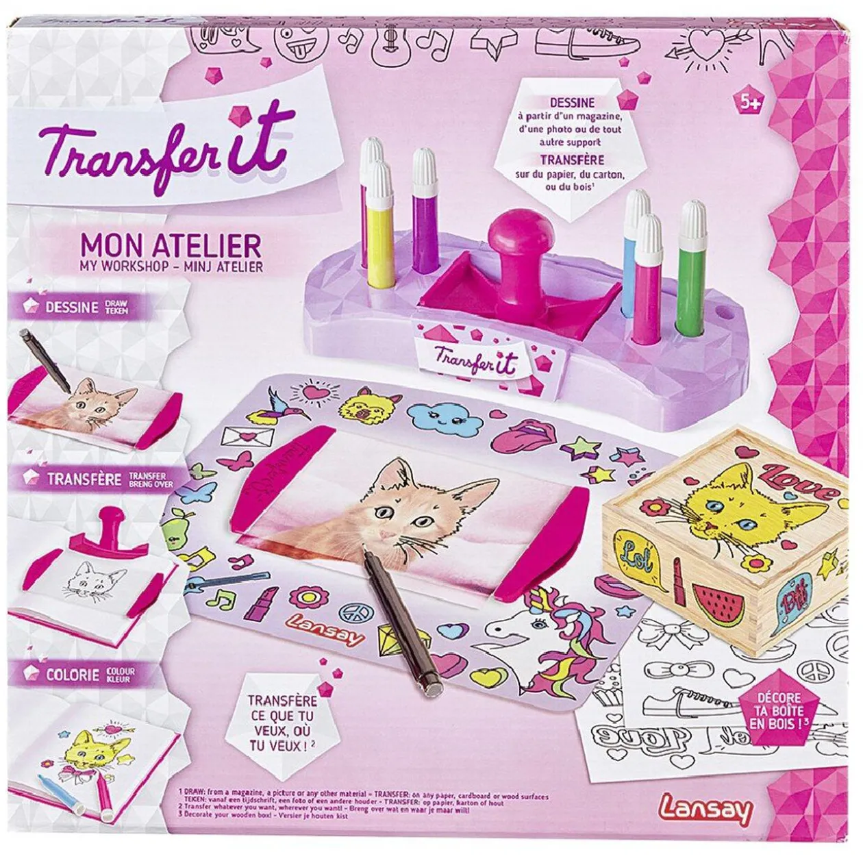 Jeu Atelier de dessin Lansay Transfer It