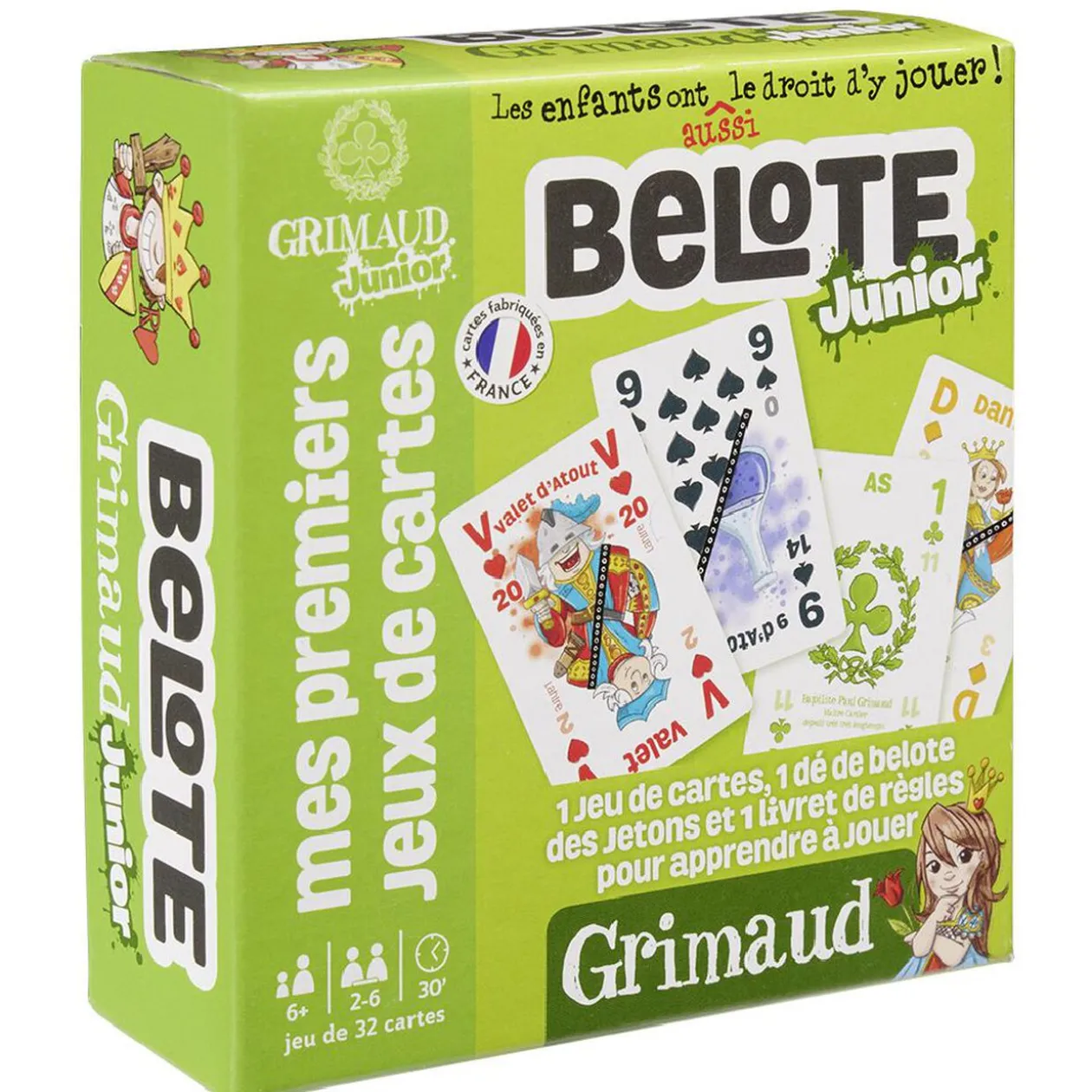 Jeu Belote Junior Grimaud Mes premiers jeux de cartes